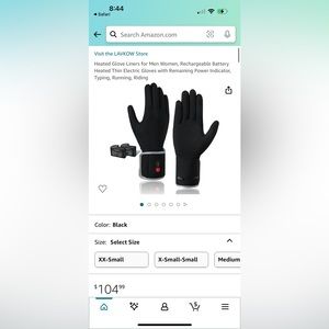 Womens heated gloves